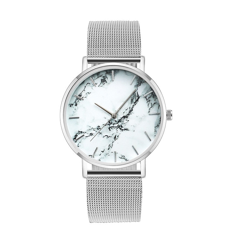 Fashion Marble Female Wrist Watch Luxury  Quartz